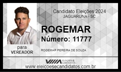 Candidato ROGEMAR 2024 - JAGUARUNA - Eleições