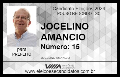 Candidato JOCELINO AMANCIO 2024 - POUSO REDONDO - Eleições