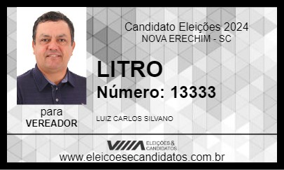 Candidato LITRO 2024 - NOVA ERECHIM - Eleições