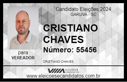 Candidato CRISTIANO CHAVES 2024 - GARUVA - Eleições