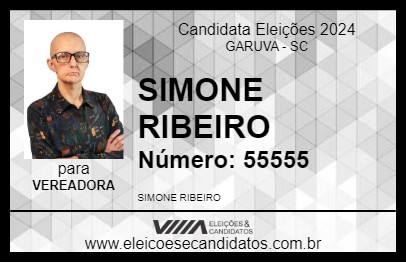 Candidato SIMONE RIBEIRO 2024 - GARUVA - Eleições