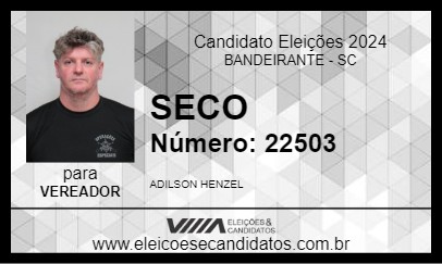 Candidato SECO 2024 - BANDEIRANTE - Eleições