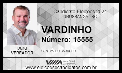 Candidato VARDINHO 2024 - URUSSANGA - Eleições