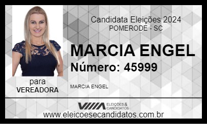 Candidato MARCIA ENGEL 2024 - POMERODE - Eleições