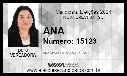 Candidato ANA 2024 - NOVA ERECHIM - Eleições