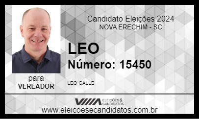 Candidato LEO 2024 - NOVA ERECHIM - Eleições