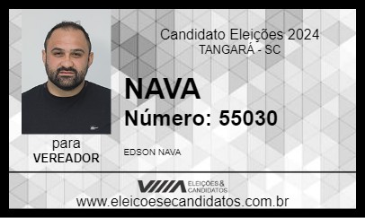 Candidato NAVA 2024 - TANGARÁ - Eleições