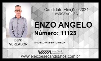 Candidato ENZO ANGELO 2024 - VARGEÃO - Eleições