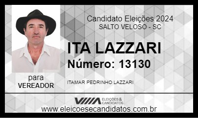 Candidato ITA LAZZARI 2024 - SALTO VELOSO - Eleições