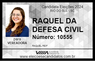 Candidato RAQUEL REIF 2024 - RIO DO SUL - Eleições