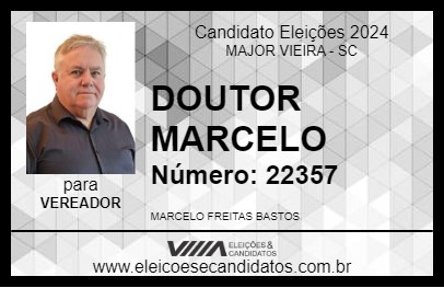 Candidato DOUTOR MARCELO 2024 - MAJOR VIEIRA - Eleições