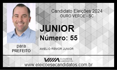 Candidato JUNIOR 2024 - OURO VERDE - Eleições