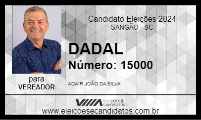 Candidato DADAL 2024 - SANGÃO - Eleições