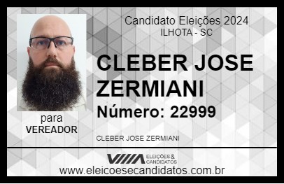 Candidato CLEBER 2024 - ILHOTA - Eleições