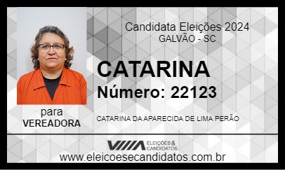 Candidato CATARINA 2024 - GALVÃO - Eleições