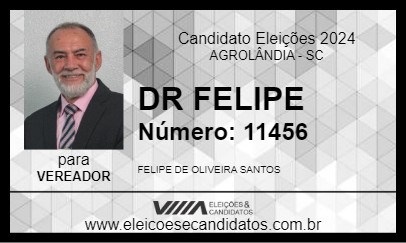 Candidato DR FELIPE 2024 - AGROLÂNDIA - Eleições