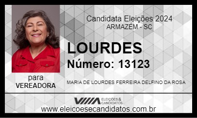 Candidato LOURDES 2024 - ARMAZÉM - Eleições