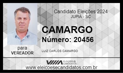 Candidato CAMARGO 2024 - JUPIÁ - Eleições