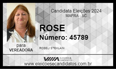 Candidato ROSE 2024 - MAFRA - Eleições