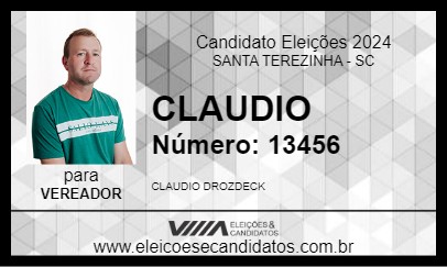 Candidato CLAUDIO 2024 - SANTA TEREZINHA - Eleições