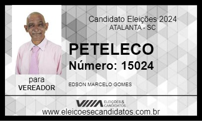 Candidato PETELECO 2024 - ATALANTA - Eleições