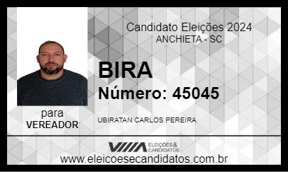 Candidato BIRA 2024 - ANCHIETA - Eleições