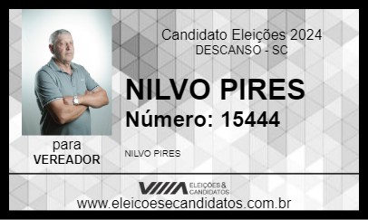 Candidato NILVO PIRES 2024 - DESCANSO - Eleições