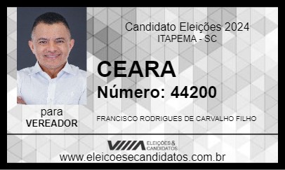 Candidato CEARA 2024 - ITAPEMA - Eleições