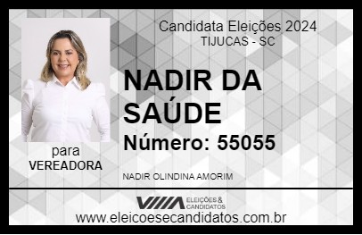 Candidato NADIR DA SAÚDE 2024 - TIJUCAS - Eleições