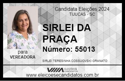 Candidato SIRLEI DA PRAÇA 2024 - TIJUCAS - Eleições