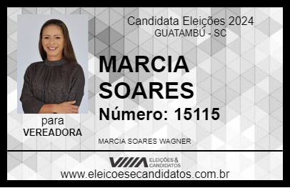 Candidato MARCIA SOARES 2024 - GUATAMBÚ - Eleições