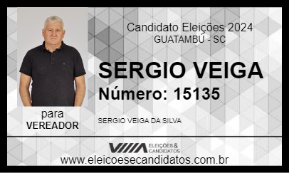 Candidato SERGIO VEIGA 2024 - GUATAMBÚ - Eleições