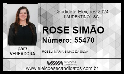 Candidato ROSE SIMÃO 2024 - LAURENTINO - Eleições