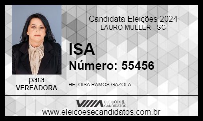 Candidato ISA 2024 - LAURO MÜLLER - Eleições