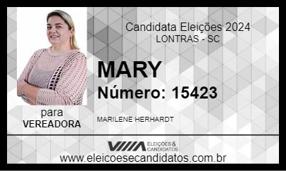 Candidato MARY 2024 - LONTRAS - Eleições