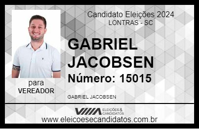 Candidato GABRIEL JACOBSEN 2024 - LONTRAS - Eleições