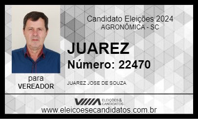 Candidato JUAREZ 2024 - AGRONÔMICA - Eleições