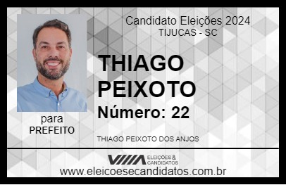 Candidato THIAGO PEIXOTO 2024 - TIJUCAS - Eleições