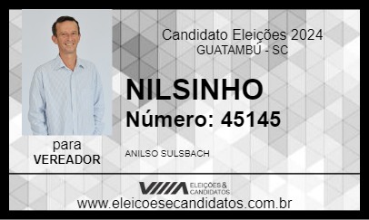 Candidato NILSINHO 2024 - GUATAMBÚ - Eleições