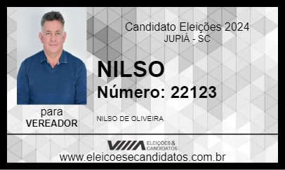 Candidato NILSO 2024 - JUPIÁ - Eleições