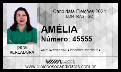 Candidato AMÉLIA 2024 - LONTRAS - Eleições