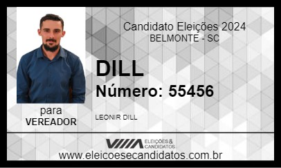 Candidato DILL 2024 - BELMONTE - Eleições