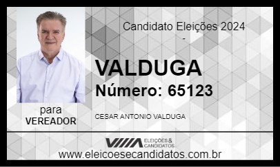 Candidato VALDUGA 2024 - CHAPECÓ - Eleições