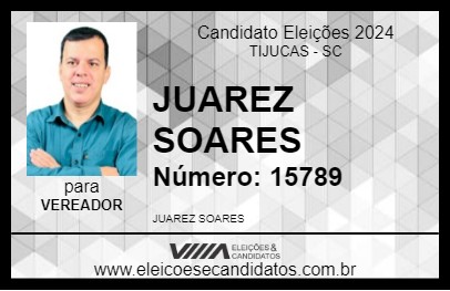 Candidato JUAREZ SOARES 2024 - TIJUCAS - Eleições