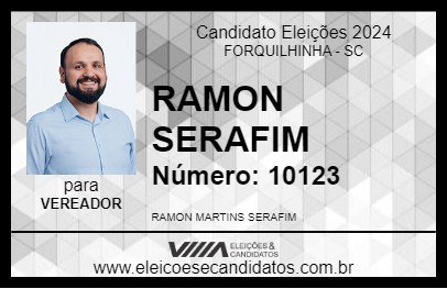 Candidato RAMON SERAFIM 2024 - FORQUILHINHA - Eleições