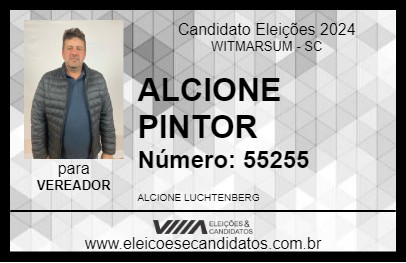 Candidato ALCIONE PINTOR 2024 - WITMARSUM - Eleições