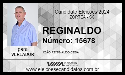 Candidato REGINALDO CESA 2024 - ZORTÉA - Eleições