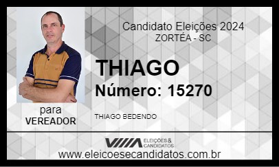 Candidato THIAGO 2024 - ZORTÉA - Eleições