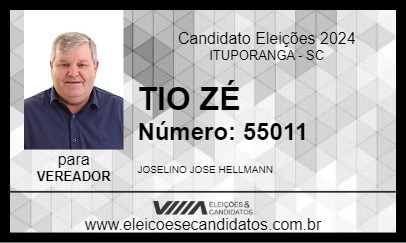 Candidato TIO ZÉ 2024 - ITUPORANGA - Eleições