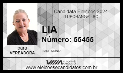 Candidato LIA 2024 - ITUPORANGA - Eleições